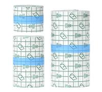 QWORK® Tattoo Aftercare Cover, 3 Rolls (5cm/10cm/15cm x 2m) - Waterproof Transparent Film Dressing for New Tattoos, Scratches & Minor Wounds - Breathable Protective Tape