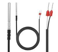 QWORK® Temperature Sensor Waterproof 5 m PT1000 TPE Cable Temperature Sensor with Stainless Steel Probe
