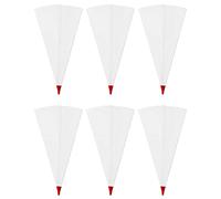 QWORK Tile Grout Masonry Mortar Bag, 6 Pack 13" by 24" Heavy Duty Tip Tear Puncture Resistant Vinyl Piping Tool Cement Sealer Bag