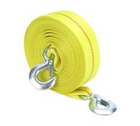QWORK Towing Strap 11,000lb, 2 Inch X 30 Ft. Recovery Tow Strap with 2 Hooks for Recovering Vehicles
