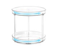 QWORK® Turntable Storage Lazy Susan Organizer for Cosmetic Beauty Product Spice Condiment Bedroom Bathroom Kitchen