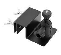 QWORK® Universal Camera Mount for Gutter - Compatible with Arlo/Blink Cameras - 360° Swivel & Tilt -with Screw Adapter