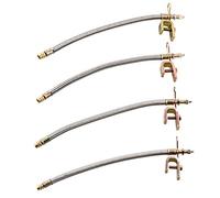 QWORK® Valve Extension for Car RV Truck Trailer, 12" / 300mm, 4 Pack
