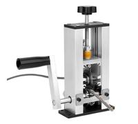 QWORK® Wire Stripper Machine for Ø1-25 mm Wires, Adjustable Cable Feeding Hole, Manual Operation & Drill Powered