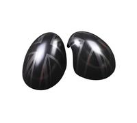 QWPDFHE Car Rear View Mirror Covers Compatible for Mini R55 R56 R57 R58 R59 R61 Paceman R60 Countryman 2PCS Automatic/Manual Folding(Night Jack,Manual Folding)