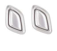 QWPDFHE Car Seat Headrest Adjust Control Switch Button Cover Trim Sticker Compatible for BMW X3 G01 X4 G02 2018-21 Interior Accessories(Silver)