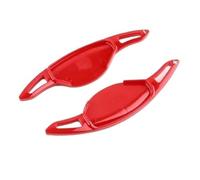 QWPDFHE Car Steering Wheel Paddle Shifter Cover Stickers Compatible for Infini Q50 QX60 Q60 QX50 ABS Interior Accessories(Red,FOR INFINITI_FOR QX50 19-23)