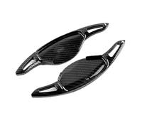QWPDFHE Car Steering Wheel Paddle Shifter Cover Stickers Compatible for Infini Q50 QX60 Q60 QX50 ABS Interior Accessories(Black Carbon Fiber,FOR INFINITI_FOR ROGUE 21-23)