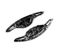 QWPDFHE Car Steering Wheel Paddle Shifter Cover Stickers Compatible for Infini Q50 QX60 Q60 QX50 ABS Interior Accessories(Forged Pattern,FOR INFINITI_FOR ALTIMA 19-23)
