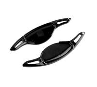 QWPDFHE Car Steering Wheel Paddle Shifter Cover Stickers Compatible for Infini Q50 QX60 Q60 QX50 ABS Interior Accessories(Black,FOR INFINITI_FOR QX55 22-23)