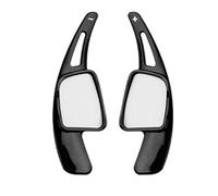 QWPDFHE Car Steering Wheel Shift Paddle Shifter Compatible for A3 A4 A5 S3 S4 S5 SQ5 SQ7 Q2 Q3 Q5 Q7 TT TTS ABS Carbon fiber style Accessories(Black,ABS_FOR AUDI TTS 16-19)