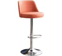 QWPYDXN 60-80CM Lift Barstool Swivel Kitchen Stools for Counter Metal High Chair Modern Dining Chair with Footrest and Backrest