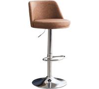 QWPYDXN 60-80CM Lift Barstool Swivel Kitchen Stools for Counter Metal High Chair Modern Dining Chair with Footrest and Backrest