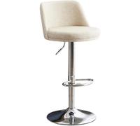 QWPYDXN 60-80CM Lift Barstool Swivel Kitchen Stools for Counter Metal High Chair Modern Dining Chair with Footrest and Backrest