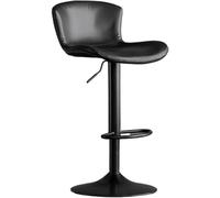 QWPYDXN Lift Barstool Stable Metal Base Restaurant Coffee Shop Island Chair with Backrest Sturdy & Comfy Kitchen Stools for Counter