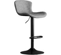 QWPYDXN Lift Barstool Stable Metal Base Restaurant Coffee Shop Island Chair with Backrest Sturdy & Comfy Kitchen Stools for Counter