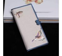 QWPYDXN New Embroidery Wallet Classical Cute Ladies Wallets Portable Bag Elegant Long Vintage Thin Coin Pouch Card Holder Purse Clutch Card Holder