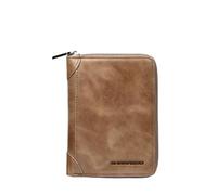 QWPYDXN New Key Holder Wallet Card Holder Driver Two-in-one Short Zip Leather Wallet 10.6 * 13.6 * 3.5cm Card Holder