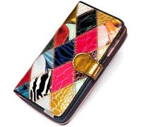 QWPYDXN New Ladies Wallet Card Slots Holder Durable Large Capacity Leather Coin Pouch Color Purse Clutch Girls Birthday Gift Card Holder