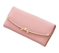 QWPYDXN New Ladies Wallet Pu Leather Credit Card Wallet Holder Long Style Trifold Large Capacity Coins Pocket Gift Card Holder