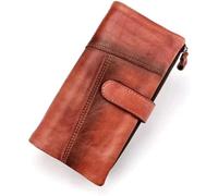 QWPYDXN New Ladies Wallet Vintage Thin Design Multi Card Holder Large Capacity Coin Pouch Durable for Women Girls Birthday Gift Card Holder