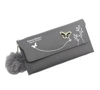 QWPYDXN New Large Capacity Wallet Ladies Vintage Design Leather Compact Size Retro Mini Portable Fashion Cute Wallets Gift Card Holder