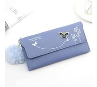QWPYDXN New Large Capacity Wallet Ladies Vintage Design Leather Compact Size Retro Mini Portable Fashion Cute Wallets Gift Card Holder