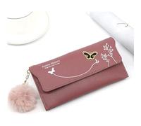 QWPYDXN New Large Capacity Wallet Ladies Vintage Design Leather Compact Size Retro Mini Portable Fashion Cute Wallets Gift Card Holder