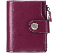 QWPYDXN New Leather Wallet Ladies Short Solid Card Holder Business Fashion Large Capacity Purse Clutch Coin Purse Small Coins Pocket Card Holder