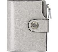 QWPYDXN New Leather Wallet Ladies Short Solid Card Holder Business Fashion Large Capacity Purse Clutch Coin Purse Small Coins Pocket Card Holder
