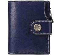 QWPYDXN New Leather Wallet Ladies Short Solid Card Holder Business Fashion Large Capacity Purse Clutch Coin Purse Small Coins Pocket Card Holder