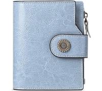 QWPYDXN New Leather Wallet Ladies Short Solid Card Holder Business Fashion Large Capacity Purse Clutch Coin Purse Small Coins Pocket Card Holder