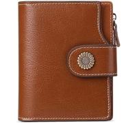QWPYDXN New Leather Wallet Ladies Short Solid Card Holder Business Fashion Large Capacity Purse Clutch Coin Purse Small Coins Pocket Card Holder