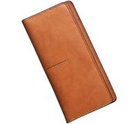 QWPYDXN New Leather Wallet Large Capacity Long Slim Purse Clutch Fashion Coin Pouch Vintage Thin Design Elegant Design for Girls Ladies Card Holder