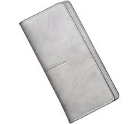 QWPYDXN New Leather Wallet Large Capacity Long Slim Purse Clutch Fashion Coin Pouch Vintage Thin Design Elegant Design for Girls Ladies Card Holder