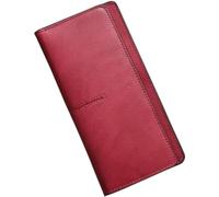 QWPYDXN New Leather Wallet Large Capacity Long Slim Purse Clutch Fashion Coin Pouch Vintage Thin Design Elegant Design for Girls Ladies Card Holder