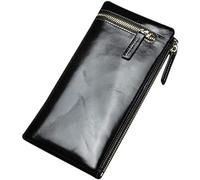 QWPYDXN New Leather Wallet Long Zipper Card Slots Classic Ladies Purse Clutch Large Capacity Large Cute Ladies Wallets Fashion Gift Card Holder