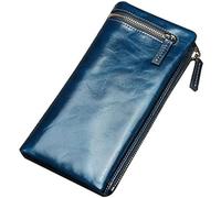 QWPYDXN New Leather Wallet Long Zipper Card Slots Classic Ladies Purse Clutch Large Capacity Large Cute Ladies Wallets Fashion Gift Card Holder