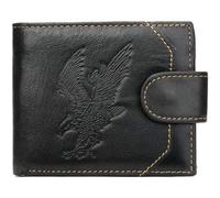 QWPYDXN New Men's Wallet Leather Business Bifold Card Holder Pocket Large Capacity Fold Durable Coin Purse for Men Boys Card Holder