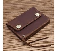 QWPYDXN New Men's Wallet Leather Wallet Vintage Short Card Slots Portable Large Capacity Coin Pocket Day New Year Gift Card Holder