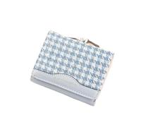QWPYDXN New Pu Leather Wallet Womens Retro Short Purse Clutch Large Capacity Fold Fashion Zipper Pocket Small Purse Cute Girls Gift Card Holder
