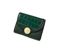 QWPYDXN New Retro Simple Wallet Small Zipper Pocket Ladies Leather Short Wallet Large Capacity Cute Girls Gift Mini Coin Purse Card Holder