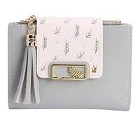QWPYDXN New Womens Wallet Classic Ladies Vintage Design Leather Compact Size Mini Portable Large Capacity Fashion Cute Wallets Gift Card Holder