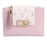 QWPYDXN New Womens Wallet Classic Ladies Vintage Design Leather Compact Size Mini Portable Large Capacity Fashion Cute Wallets Gift Card Holder