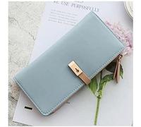 QWPYDXN New Womens Wallet Leather Wallet Day Gift Large Capacity Long Style Coin Elegant Purse Clutch Zipper Pocket New Year Gift Card Holder