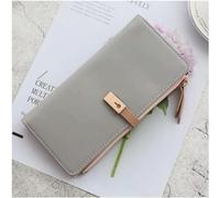 QWPYDXN New Womens Wallet Leather Wallet Day Gift Large Capacity Long Style Coin Elegant Purse Clutch Zipper Pocket New Year Gift Card Holder