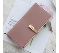 QWPYDXN New Womens Wallet Leather Wallet Day Gift Large Capacity Long Style Coin Elegant Purse Clutch Zipper Pocket New Year Gift Card Holder