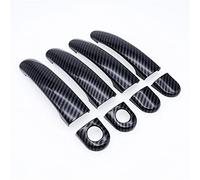QWQNSD Exterior Car Door Handle Cover for Golf MK4 1 Set Car Door Handle Cover Trim ABS Chrome Protective Cap Decoration Accessories(3)