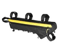 QWQVBN Motorcycle Tail Bag Motorbike Saddle Bags Bicycle Frame Bag Rainproof Cycling Triangle Pouch Crossbeam for MTB Road with 17 Inch Or Larger Length Motor Pannier Side Pouch(Yellow-2.4l)