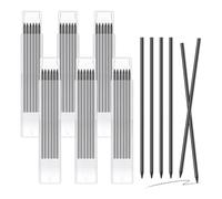 Qwrqwr 48PCS Tracer Work Pencil Refills Replacement for Carpenters Mechanical Work Use Waterproof Solid Pencils for Woodworking Construction Building Marking Scribe Tools